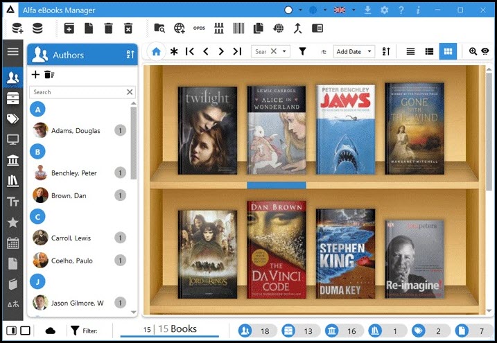 Alfa eBooks Manager Pro – Web 9 ล่าสุด โปรแกรมจัดการคลังหนังสือ eBook