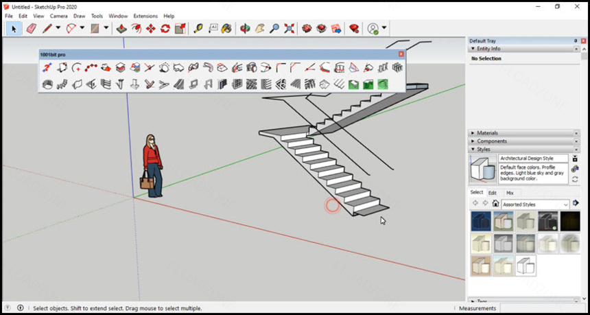 1001bit Tools Pro for SketchUp ปลั๊กอินสำหรับ SketchUp ล่าสุด โปรแกรม
