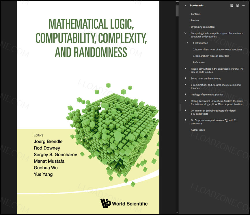 Mathematical Logic, Computability, Complexity, and Randomness โปรแกรม