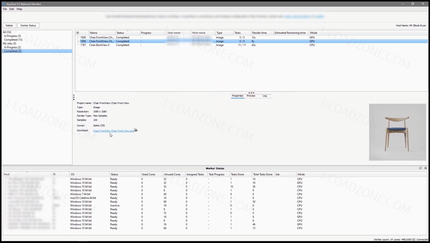 Keyshot Network Rendering 2025 ล่าสุด.3 ระบบเรนเดอร์งาน 3D แบบเครือข่าย โปรแกรม