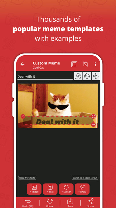 Meme Generator Pro 4.6743 Unlocked APK แอปสร้างมีมยอดนิยม โปรแกรม