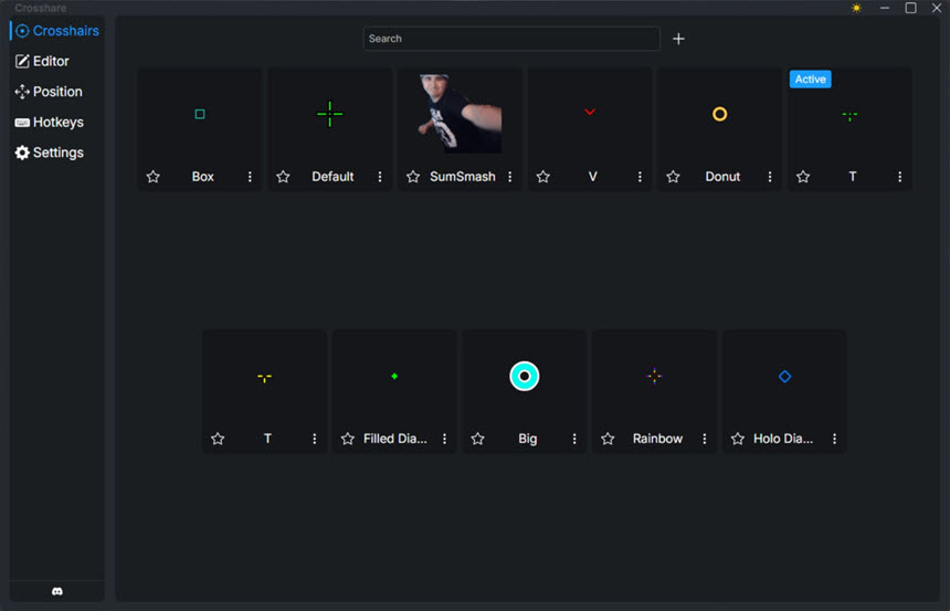 Grothaus Crosshare 1 ล่าสุด โปรแกรม Crosshair เป้าเล็งสำหรับเกม PC