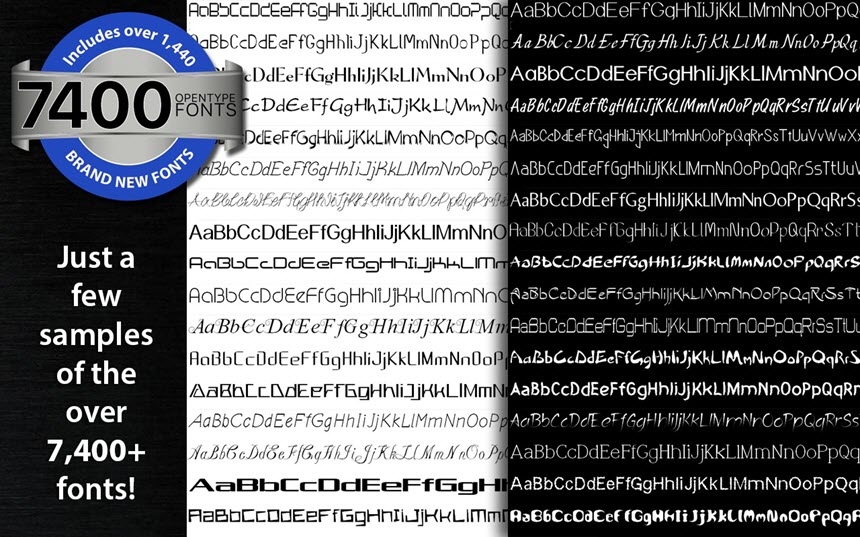 Summitsoft FontPack Pro Master Collection 2025 ชุดรวมฟอนต์สำหรับออกแบบกราฟิก โปรแกรม