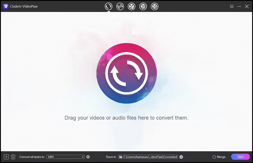 Cisdem VideoPaw 5 ล่าสุด โปรแกรมแปลงไฟล์วิดีโอ