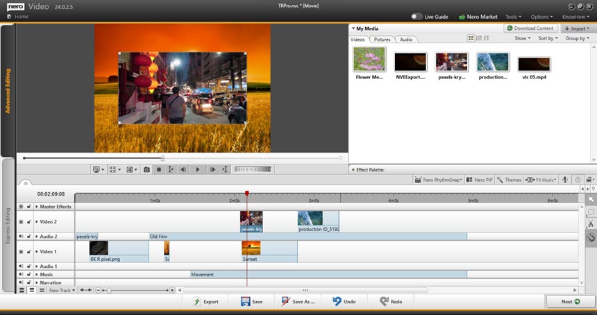 Nero Video 27 ล่าสุด โปรแกรมตัดต่อวิดีโอ ใช้ง่าย
