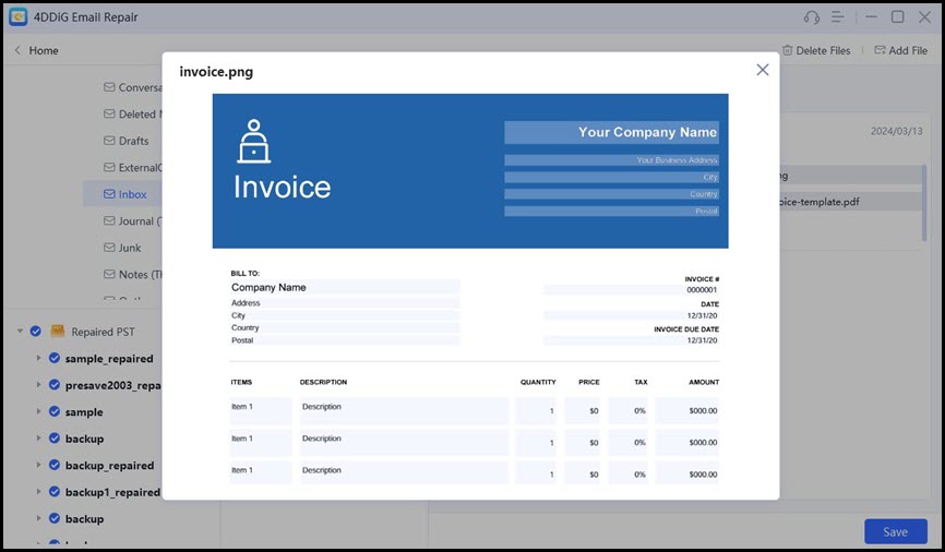 4DDiG Email Repair 1 ล่าสุด โปรแกรมซ่อมไฟล์อีเมลเสีย Outlook