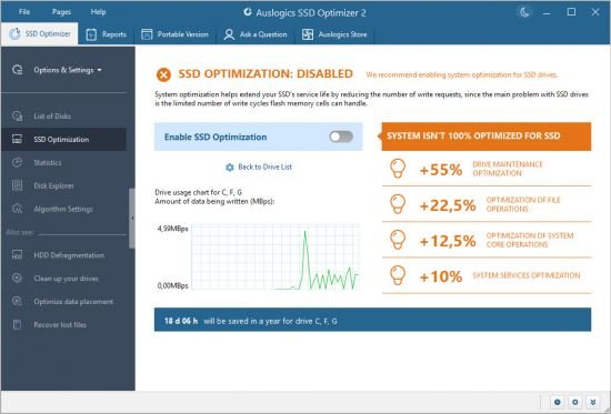 Auslogics SSD Optimizer Pro 2 ล่าสุด โปรแกรมเร่งความเร็ว SSD ให้ลื่นขึ้น