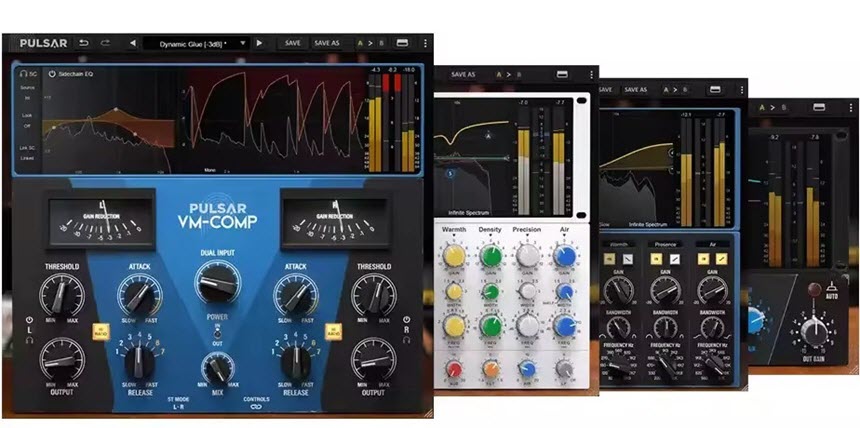 Pulsar Audio Plugins Bundle 2025 ชุดปลั๊กอินเสียงระดับโปร โปรแกรม