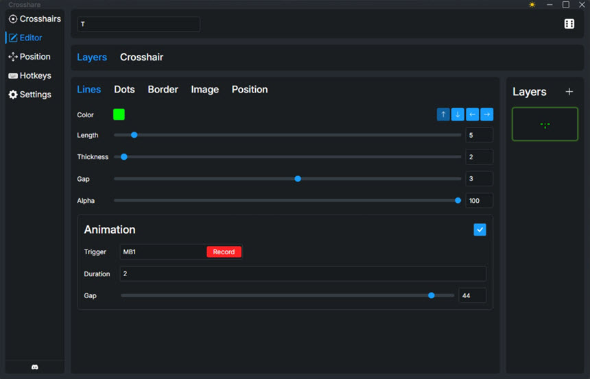 Grothaus Crosshare 1 ล่าสุด โปรแกรม Crosshair เป้าเล็งสำหรับเกม PC