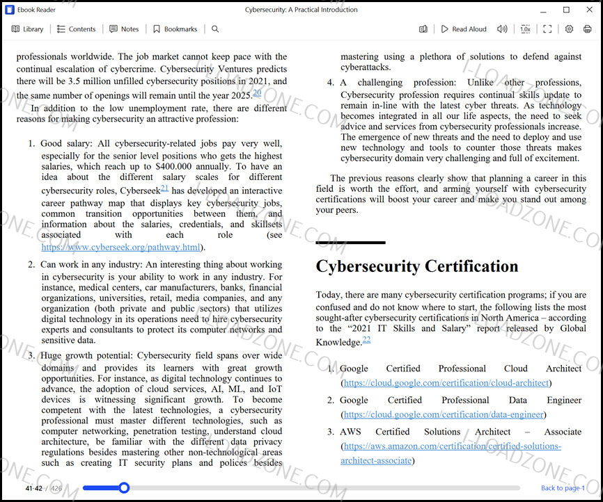 หนังสือ eBook Cybersecurity: A Practical Introduction โปรแกรม