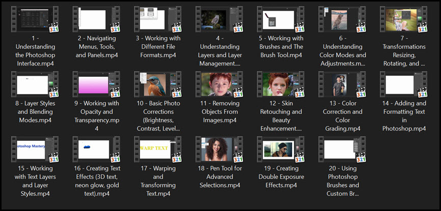 คอร์ส Adobe Photoshop Masterclass: Beginner to Pro Photo Editor โปรแกรม