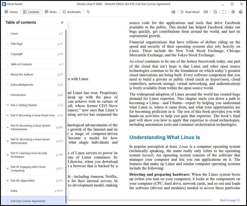 หนังสือ eBook Ubuntu Linux Bible, 11th Edition โปรแกรม