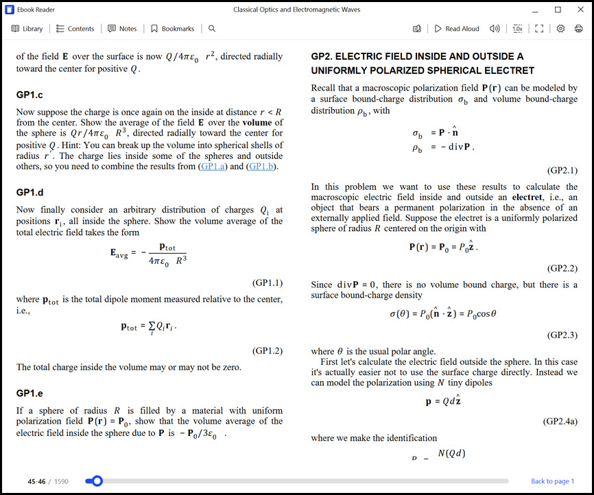 หนังสือ eBook Classical Optics and Electromagnetic Waves โปรแกรม