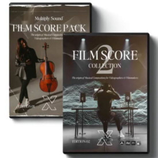 Multiply Sound Film Score Bundle Vol 1 Vol 2 ชุดซาวด์เอฟเฟกต์และดนตรีประกอบภาพยนตร์ระดับมืออาชีพ