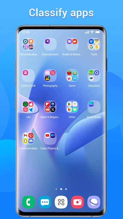 Super S10 Launcher Galaxy S10 Prime 5.7 APK แอป Launcher สไตล์ Galaxy S10 เปลี่ยนหน้าจอให้สวยลื่น โปรแกรม