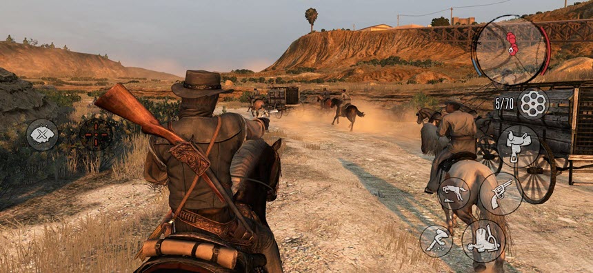 Red Dead Redemption MOD 60 FPS Unlocked Full APK สำหรับ Android ล่าสุด ฟรี โปรแกรม
