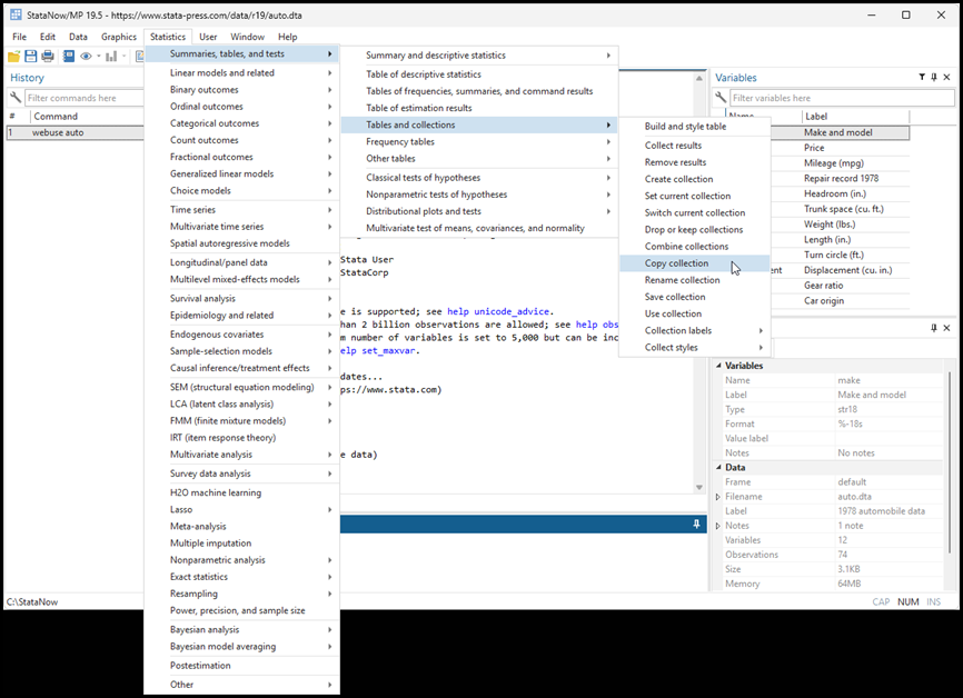 StataNow MP 19.5 (x64) โปรแกรมวิเคราะห์สถิติระดับสากล