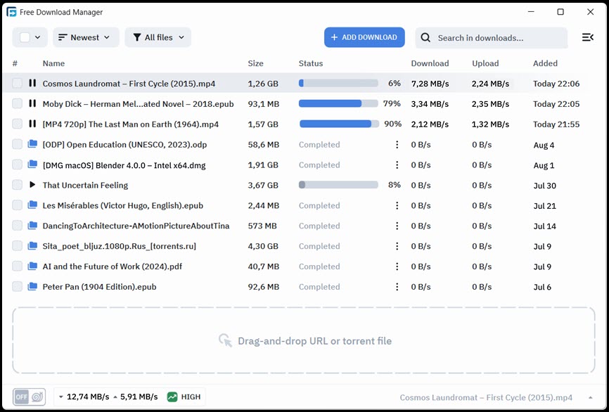 Free Download Manager (FDM) 6 ล่าสุด โปรแกรมดาวน์โหลดไฟล์รวดเร็ว ฟรี