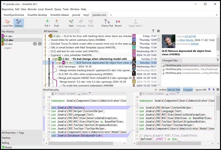 SmartGit 26 ล่าสุด โปรแกรม Git GUI ยอดนิยมระดับโลก