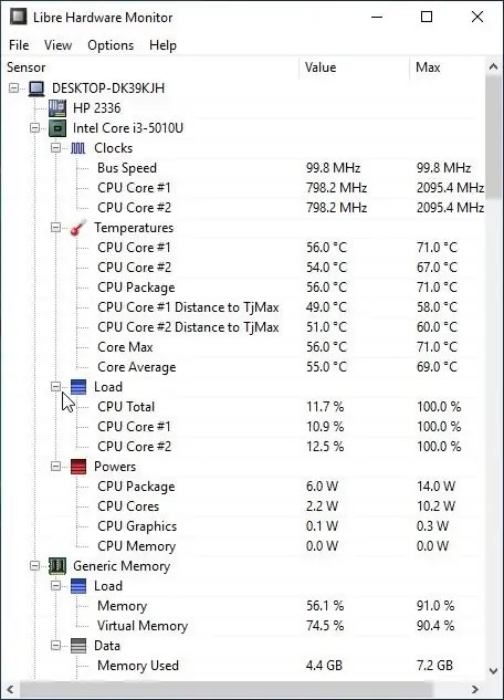 Libre Hardware Monitor 0 ล่าสุด โปรแกรมตรวจวัดสถานะฮาร์ดแวร์ ฟรี
