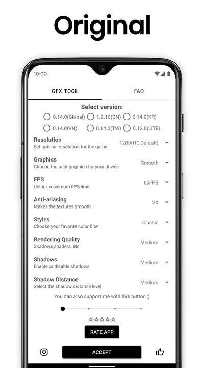 GFX Tool (Donated) APK เวอร์ชั่นล่าสุด แอปปรับกราฟิกเกมให้ลื่น ปลดล็อก 90/120 FPS โปรแกรม
