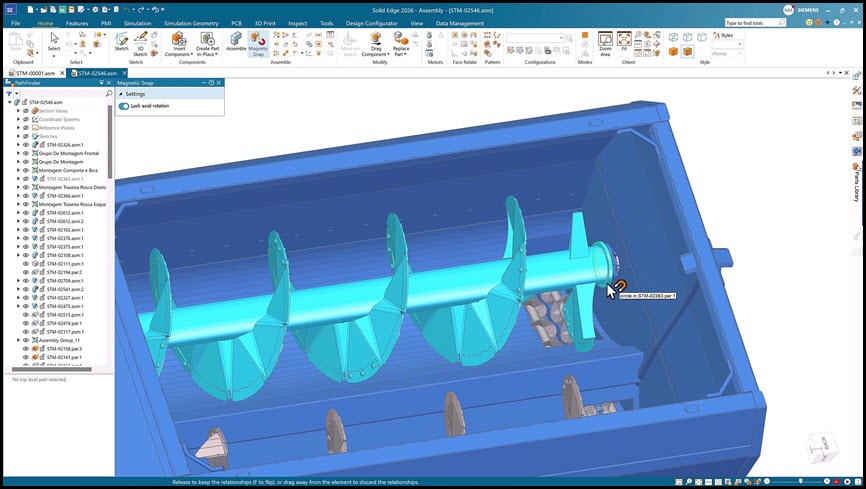 Siemens Solid Edge 2026.2510 โปรแกรมออกแบบวิศวกรรม 3D CAD ด้วยระบบ AI