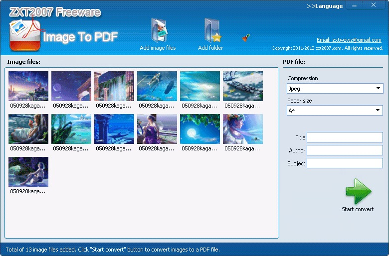 Image To PDF 4 ล่าสุด โปรแกรมแปลงไฟล์รูปภาพเป็น PDF