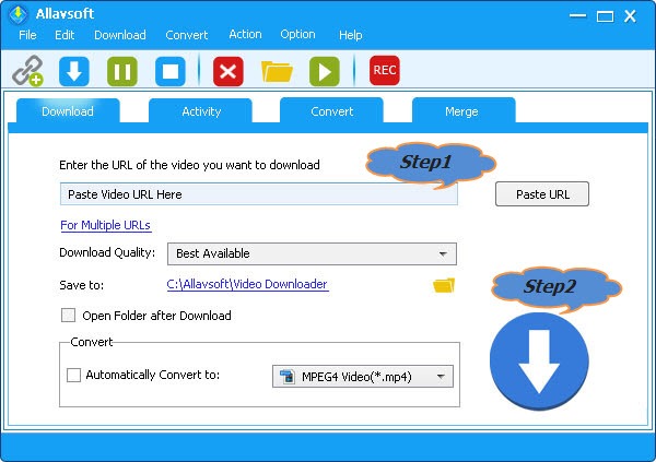 Allavsoft Video Downloader Converter โปรแกรมแปลงวิดีโอ