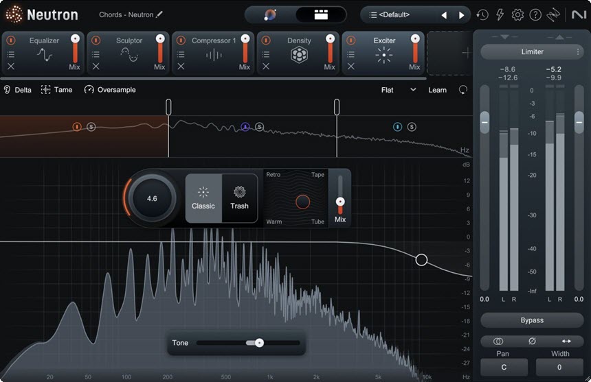 iZotope Neutron 5.2 โปรแกรมมิกซ์เสียง ด้วย AI อัจฉริยะ
