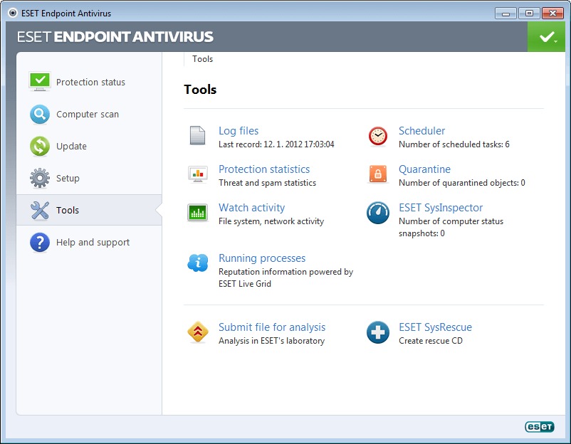 ESET Endpoint Antivirus 12 ฟรี ล่าสุด โปรแกรม