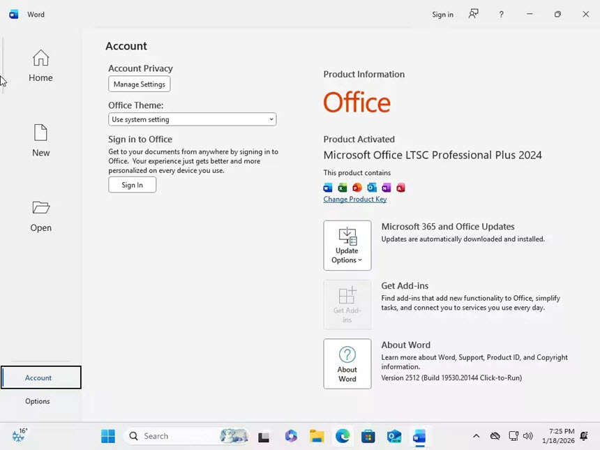 Windows 11 Pro 25H2 .7623 พร้อม Office 2024 ในตัว ภาษาไทย เวอร์ชั่นล่าสุด โปรแกรม