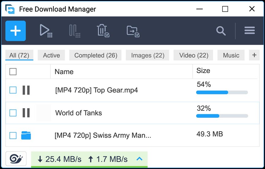 Free Download Manager (FDM) 6 ล่าสุด โปรแกรมดาวน์โหลดไฟล์รวดเร็ว ฟรี