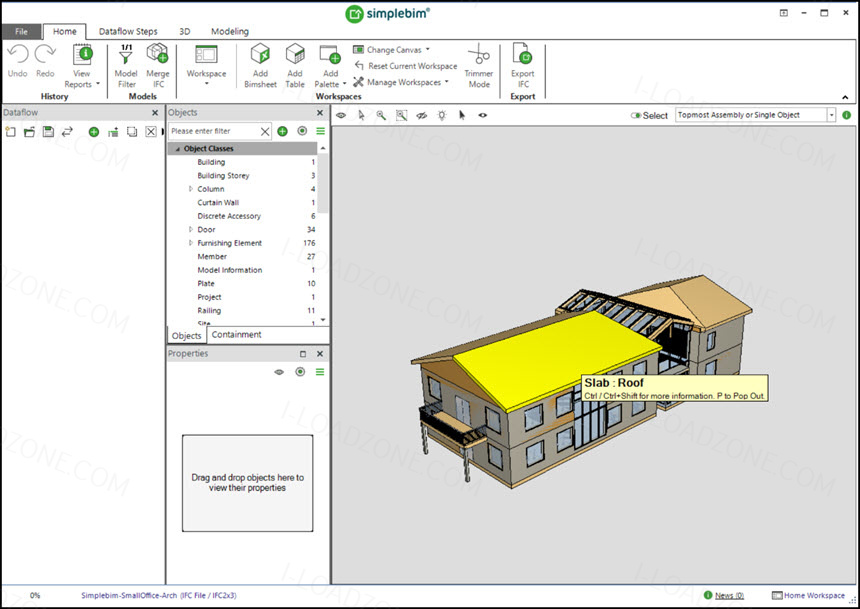 Datacubist Oy Simplebim SR6 โปรแกรม BIM แปลงไฟล์ IFC ล่าสุด