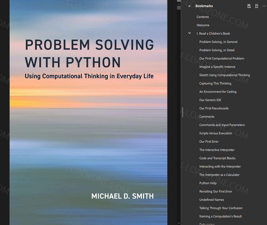 [หนังสือ eBook] Problem Solving with Python: Using Computational Thinking in Everyday Life (The MIT Press) โปรแกรม