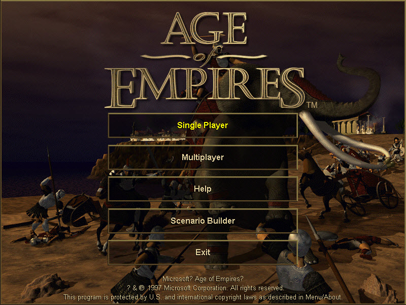 Age of Empires (1997) [91.7 MB][MediaFire] ไฟล์เดียวจบ เกมวางแผนการรบระดับตำนาน โปรแกรม