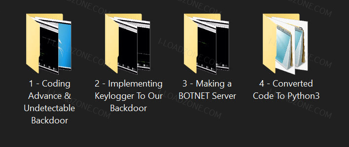 [คอร์ส] Coding Botnet & Backdoor In Python For Ethical Hacking! โปรแกรม