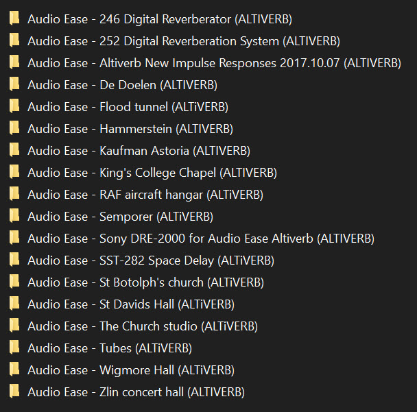 Audioease – Altiverb 7 ล่าสุด XL 7 VST x64 + All Library (IRs) โปรแกรมจำลองเสียงก้องกังวานระดับมืออาชีพ
