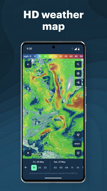 Windy.app Pro 87 ล่าสุด APK แอปพยากรณ์อากาศแบบเรียลไทม์ ระดับโปร โปรแกรม