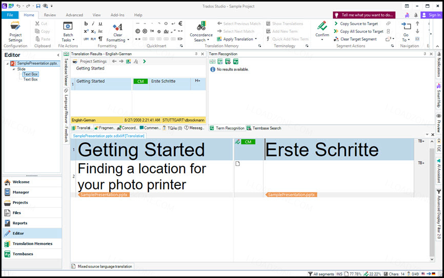 Trados Studio 2026 ล่าสุด Professional 19 โปรแกรมช่วยแปลภาษา แปลไวและแม่นยำด้วยพลัง AI