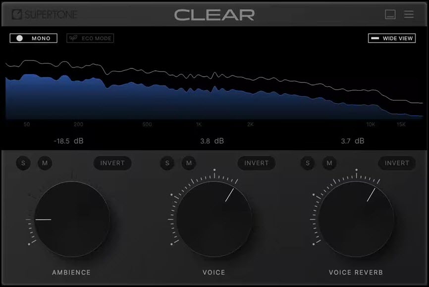 Supertone Clear 1 ล่าสุด ปลั๊กอินแยกเสียงร้องและตัดเสียงรบกวนแบบ Real-time โปรแกรม