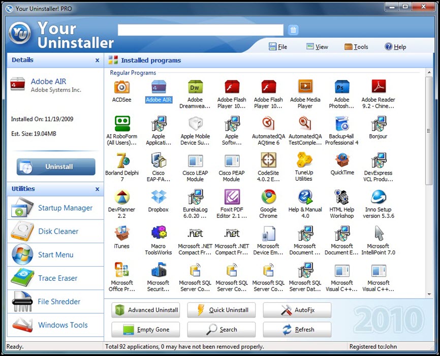 Your Uninstaller! Pro 7 ล่าสุด โปรแกรมถอนการติดตั้งแบบหมดจด เคลียร์ไฟล์ขยะตกค้างบน PC