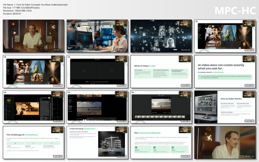 Gen AI Video Course โปรแกรม