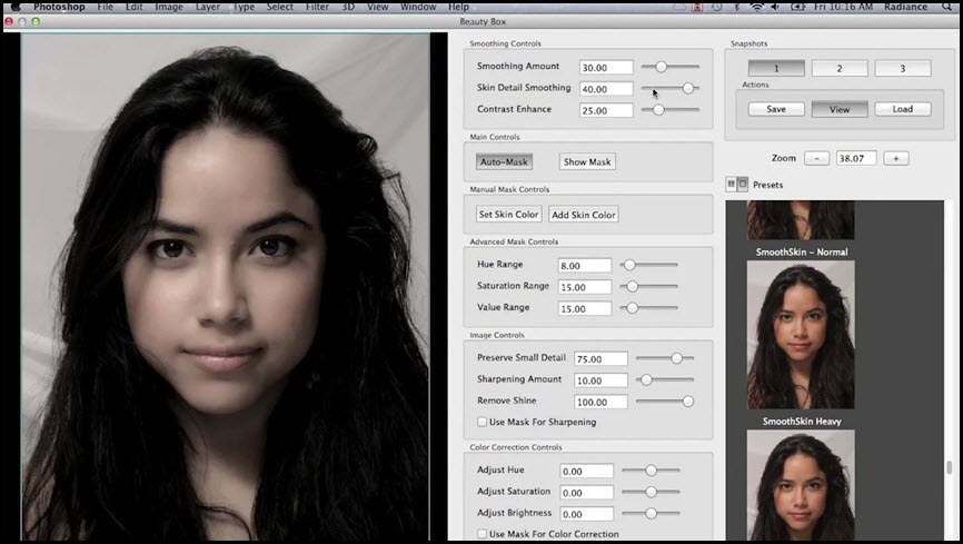 Beauty Box Photo 6 ล่าสุด for Photoshop/Lightroom ปลั๊กอินรีทัชผิวเนียน ลบริ้วรอยอัจฉริยะสำหรับ Photoshop และ Lightroom โปรแกรม