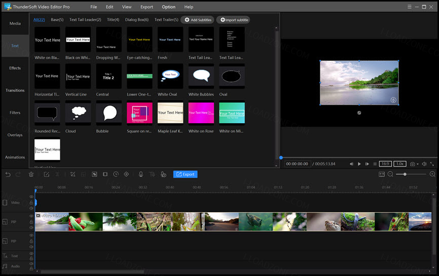 ThunderSoft Video Editor Pro 13.4 โปรแกรมตัดต่อวิดีโอใช้ง่าย ฟังก์ชันครบ จบงานไว