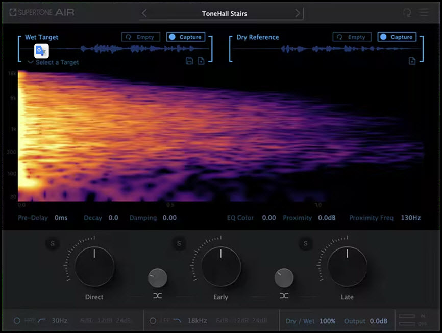 Supertone Supertone Air 1 ล่าสุด ปลั๊กอินคัดลอกเสียงสะท้อนและ EQ (Dialogue Match) สำหรับงาน ADR โปรแกรม