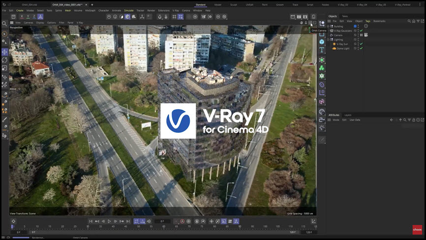 V-Ray 7 for Cinema 4D 2024 ล่าสุด- 2026 Win ปลั๊กอินเรนเดอร์ 3 มิติประสิทธิภาพสูง โปรแกรม