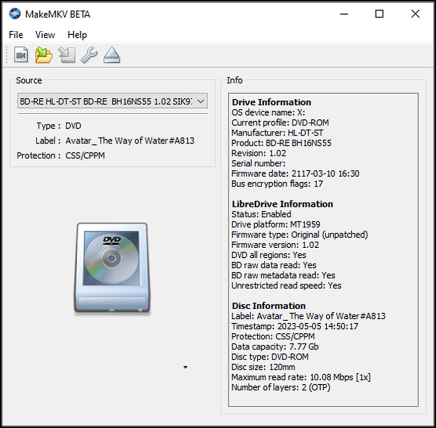 MakeMKV 1 ล่าสุด RePack Registered โปรแกรม DVD & Blu-ray Disc Ripper
