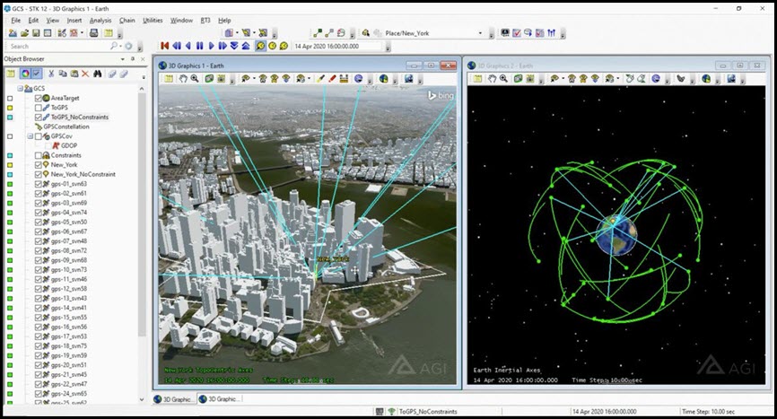 AGI Systems Tool Kit (STK) 12.2 โปรแกรมจำลองและวิเคราะห์วิศวกรรมอวกาศระดับโลก