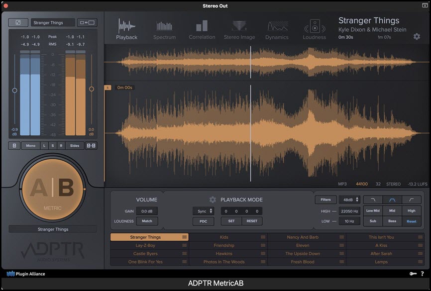 ADPTR Audio MetricAB ปลั๊กอินเปรียบเทียบเสียงระดับมืออาชีพสำหรับงานมิกซ์ ล่าสุด โปรแกรม