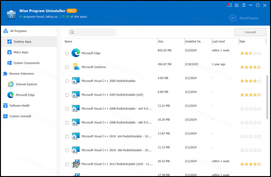 Wise Program Uninstaller Pro 3 ล่าสุด โปรแกรมลบซอฟต์แวร์และล้างไฟล์ตกค้างแบบถอนรากถอนโคน